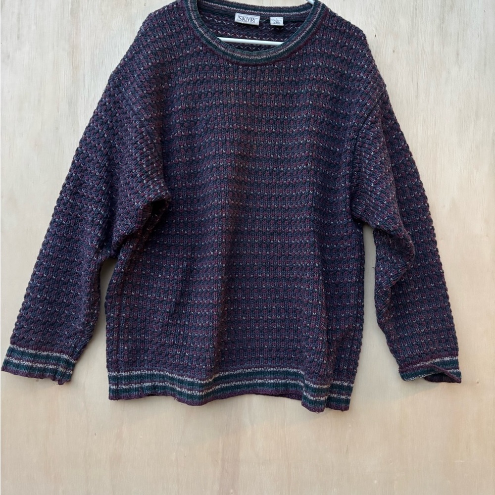 SKYR Shetland Wool Sweater size large.